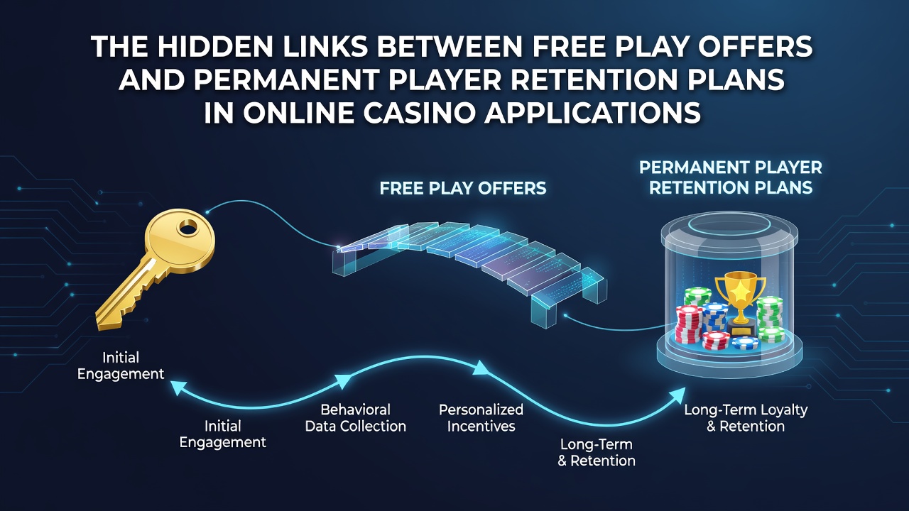 Darstellung der Verknüpfung von Free-Play-Angeboten mit langfristigen Bindungsmechanismen in Casino-Apps