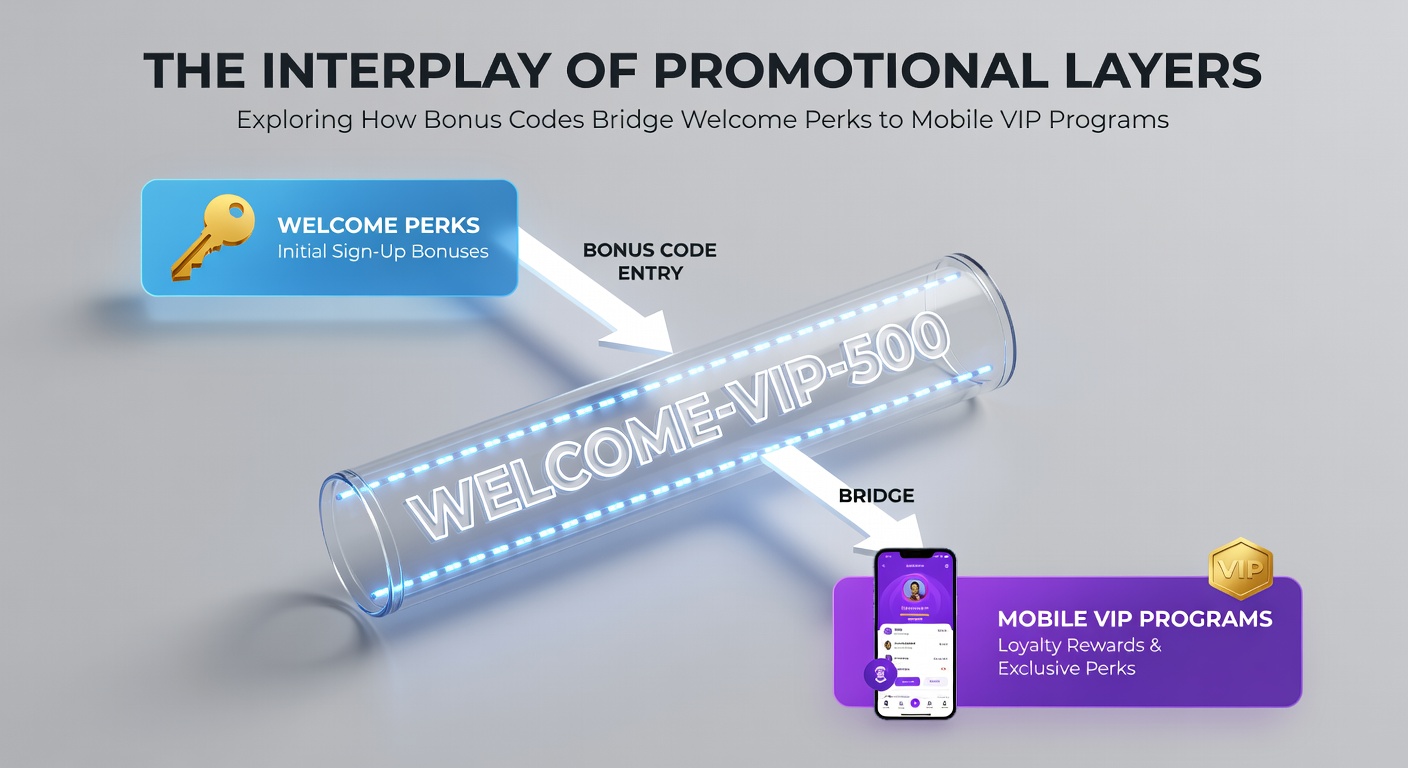 Illustration der Bonus-Code-Schichten in mobilen Casinos